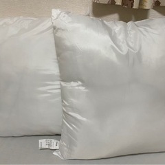 ニトリ 大きなクッション 2個 カバー付き