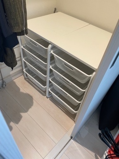 IKEA アルゴート　メッシュバスケット　衣装ケース　収納