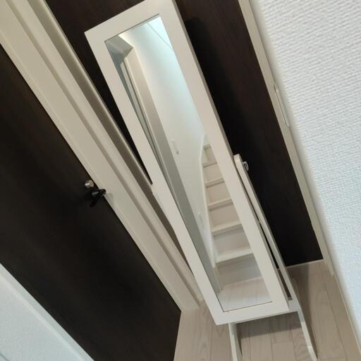 アクセサリー収納棚　　全身ミラー