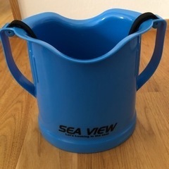 水中バケツ　　川磯遊びの必需品！の画像