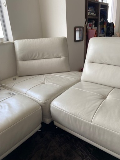 大塚家具　購入15万　Domicil USBポート1箇所付き　20年2月購入電動　コーナーソファー