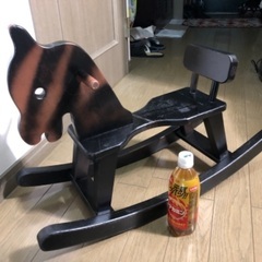 🔴木馬❣️シマ馬🐴❣️黒馬🐴❣️2000円でお譲りします❣️❣️