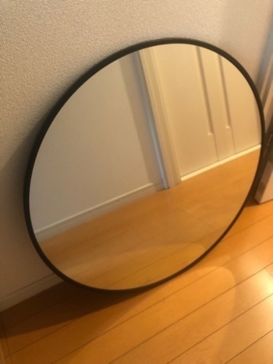 丸鏡　姿見　全身鏡　50×50