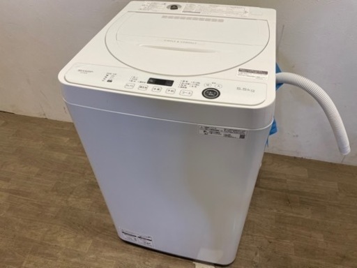 091103 シャープ　5.5kg洗濯機　2021年製