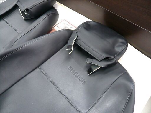 5人乗り レジアスエース用 シートカバーセット モデリスタ MODELLISTA 中古 レザー調 ブラック 苫小牧西店