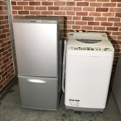 ?大阪・神戸・京都・奈良の無料配送地域拡大‼️国産家電セット♪ 便利な乾燥機能付き洗濯機　Panasonic冷蔵庫