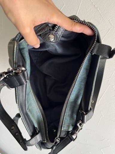 diesel ショルダーバック　デニムバック　美品