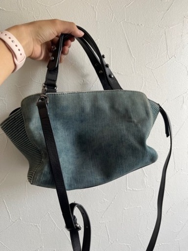 diesel ショルダーバック　デニムバック　美品