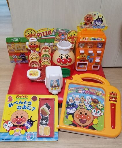 アンパンマン  束売り (Bundle Selling): にほんご えいご 二語文も! : アンパンマン おもちゃピザ屋さんなど...