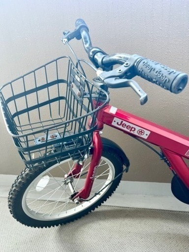 jeep  自転車　子供　18インチ　赤