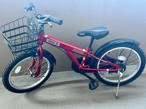 jeep  自転車　子供　18インチ　赤