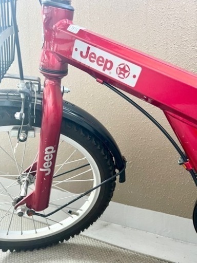 jeep  自転車　子供　18インチ　赤