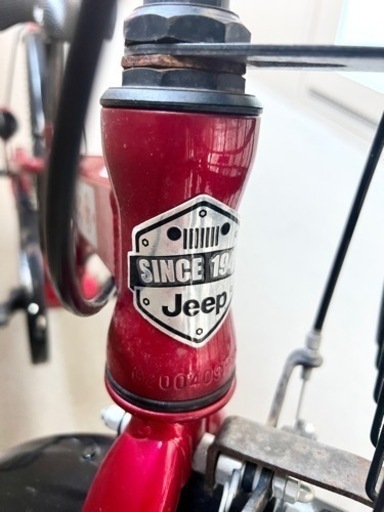 jeep  自転車　子供　18インチ　赤