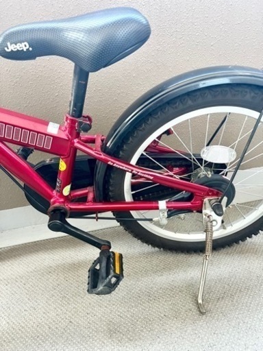 jeep 自転車 子供 18インチ 赤 【公式通販】