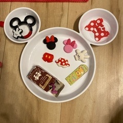 ミッキー&ミニー　メッシュバック　財布　マグネット　クリップ　の画像