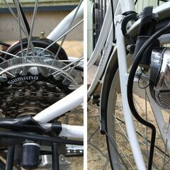 【お取引中】美品：自転車　26インチ　６段ギアの画像