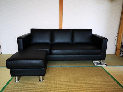 ［決まりました]お値下げしました!３人掛けソファー中古品