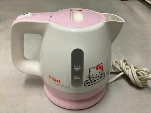 【リサイクルサービス八光　田上店】T-fal 電気ケトル アプレシア プラス ハローキティ ピンク 0.8L