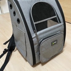 【美品】値下げしました　ペットキャリー　リュック　リュックサック...