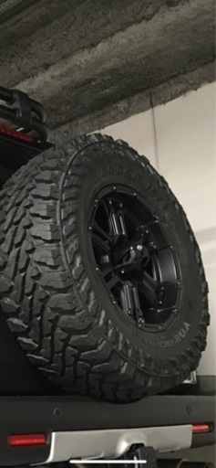 レイズのデイトナホイール、ジオランダー付き、5本、285/70r17、FJクルーザーの方へ