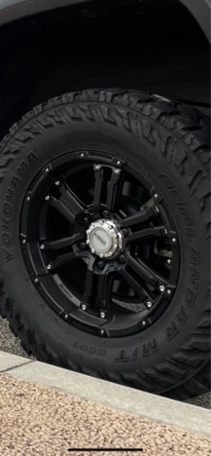 レイズのデイトナホイール、ジオランダー付き、5本、285/70r17、FJクルーザーの方へ