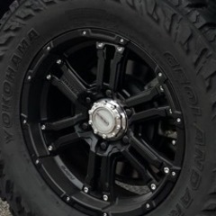 レイズのデイトナホイール、ジオランダー付き、5本、285/70r17、FJクルーザーの方へ
