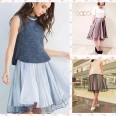 ココディール　チュールスカートの画像