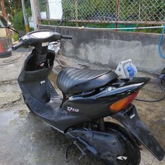 ⭐ホンダライブディオZXタイプ　AF35　黒　タックロールシートの画像