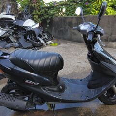 ⭐ホンダライブディオZXタイプ　AF35　黒　タックロールシートの画像