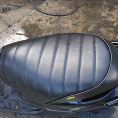 ⭐ホンダライブディオZXタイプ　AF35　黒　タックロールシートの画像