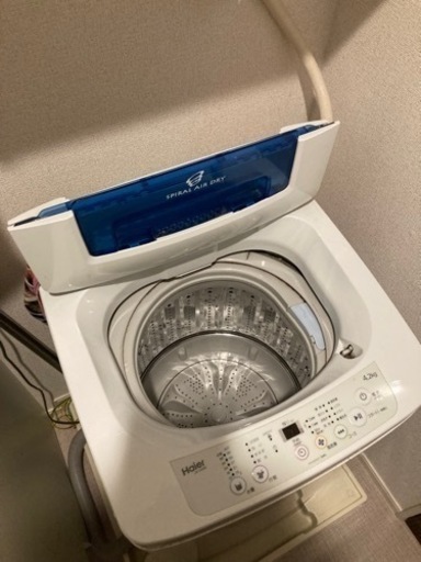 洗濯機　1000円（ハイアール　JW-k42M）