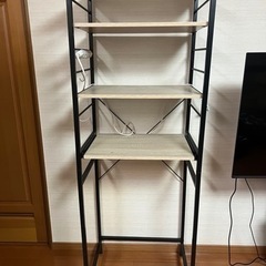 キッチンラック ゴミ箱 レンジ台 60幅 ランドリーラック おしゃれ 3段 レンジラック キッチン 収納 ラック キッチン収納 スリムラック スライド 北欧 カメオ ドリス KIC 新生活応援 ss_202006の画像