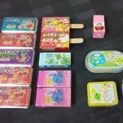 消しゴム/鉛筆削りほか【未使用品】 