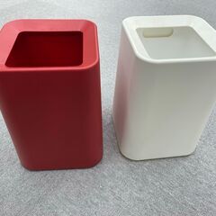 【2つあげます】袋が見えにくいダストボックス チューブラスクエア