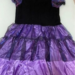 ハロウィン　ドレス　三角帽セット　Ｍサイズの画像