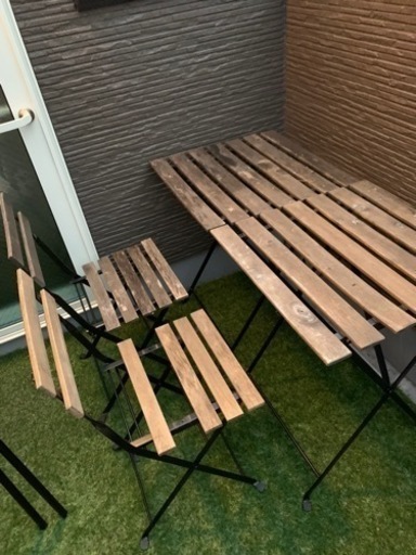 IKEA ガーデンチェア　デスク　テルソー