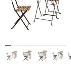 IKEA ガーデンチェア　デスク　テルソーの画像