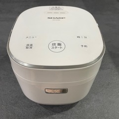 SHARP シャープ 炊飯器 3合炊き KS-CF05C-W ホワイト 白の画像