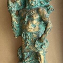 北村西望　不動明王像　美術品　彫刻