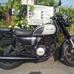 ヤマハ　ＹＤ２５０　軽整備済み　実動車両　マッドブラック小カスタ...