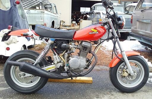 ホンダ　ＸＬ８０Ｓ改　モタード　前後ディスク！！