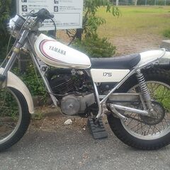 ヤマハ　ＴＹ１２５改ＴＹ１７５　納屋物蔵出し書類付き軽整備済み実...