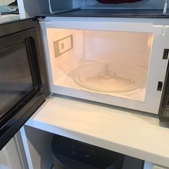 電子レンジ（アイリスオーヤマ2018年製の画像