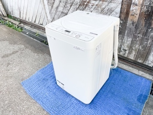 【風乾燥機能つき】2019年製SHARP自動洗濯機ES-GE6DJ-W
