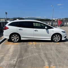 【売却済】■2.7万km■28年式　ジェイド ハイブリッド X　白　ホワイト　ホンダ　JADE 修復歴なし　コミコミの画像