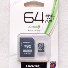 未開封　マイクロSDカード64GB　アダプタ付き　日本メーカー　送付可