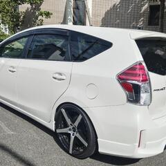 快適カスタム仕様★希少７人乗り後期★低走行71100km車検6年9月★プリウスαの画像