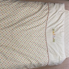ベビー布団セット　カバー付きの画像