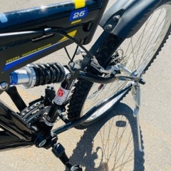 マウンテンバイク美品！ ダブルサス 自転車 26インチ 配送可能‼︎ K09014の画像
