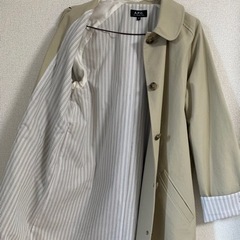 【美品】21年SS A.P.Cステンカラーコート　アーペーセーの画像